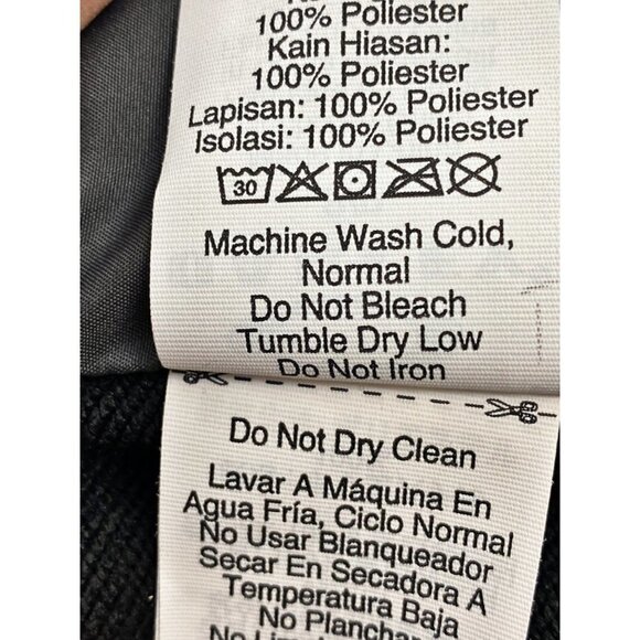 OAKLEY Echo Quilted 2-Tone Gray Full Zip Bomber Jacket, Size Small - Picture 6 of 8